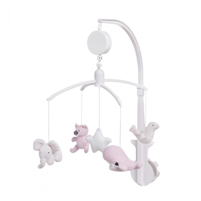 Baby's only muziekmobiel roze