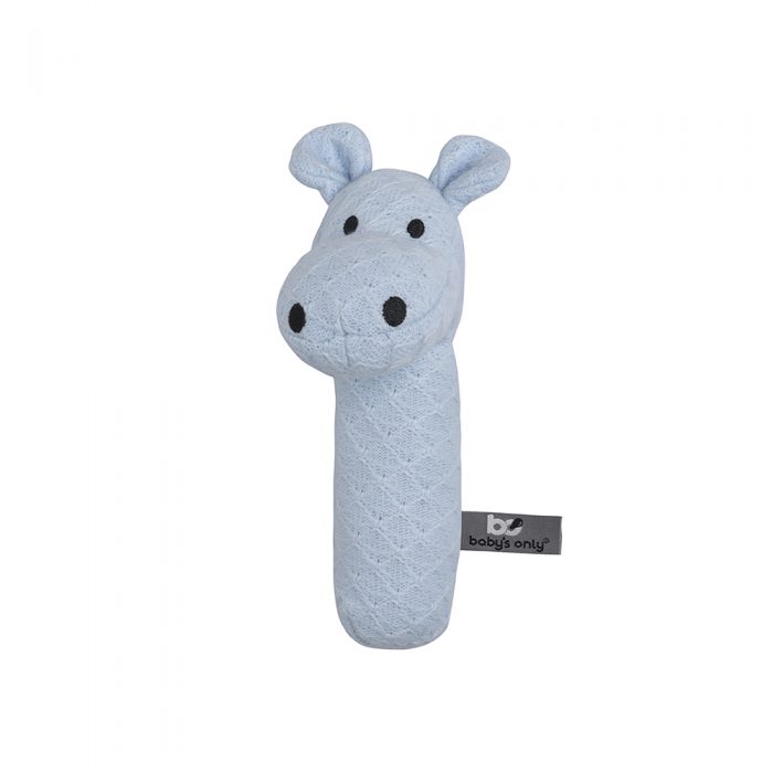 Baby's only rammelaar poederblauw