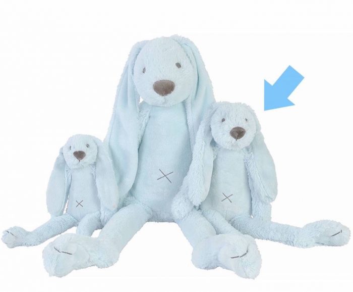 Happy horse rabbit richie middel lichtblauw 38cm - Afbeelding 2