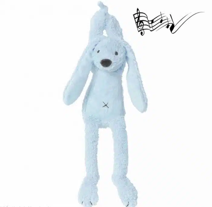 Happy horse rabbit richie muziekmobiel lichtblauw