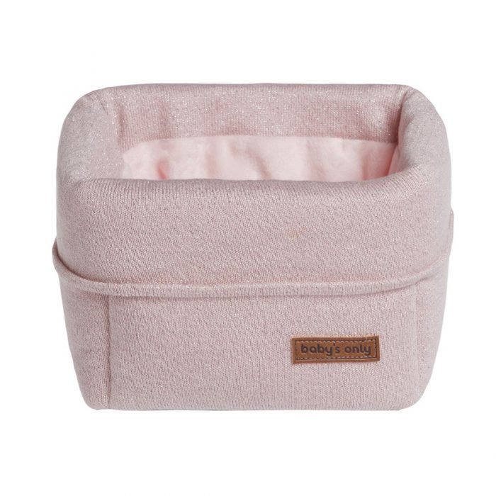 Baby's Only sparkle commode mandje zilver-roze