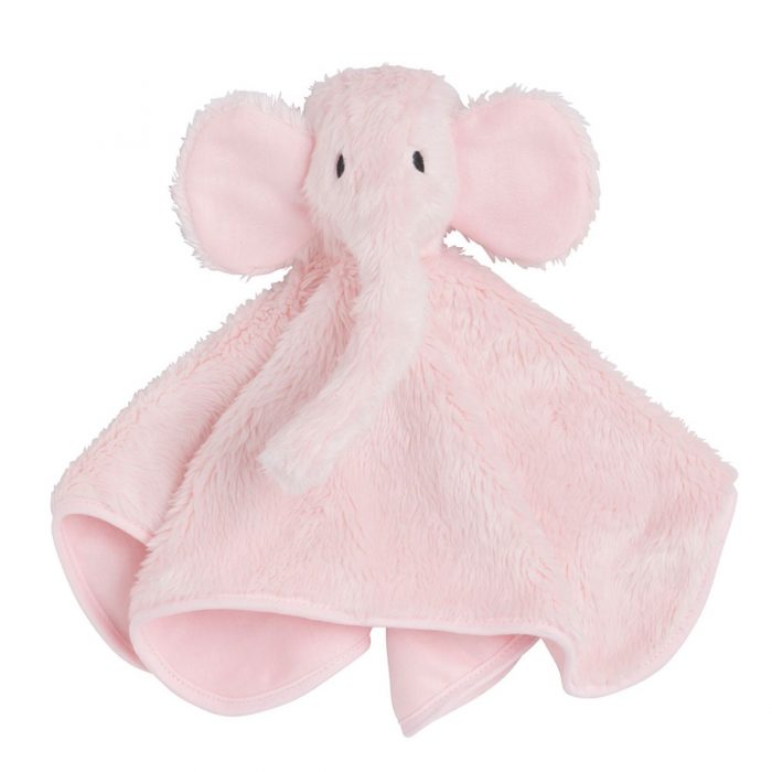 Baby's only knuffeldoek olifant roze