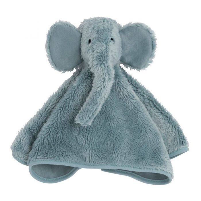 Baby's only knuffeldoek olifant stonegreen