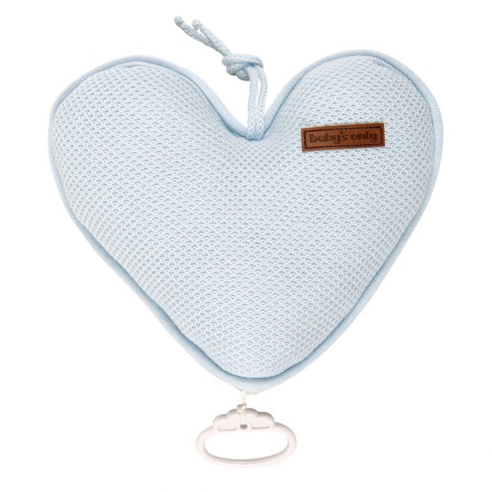 Baby's only classic muziek hart blauw