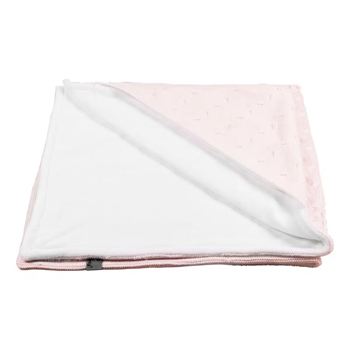 Baby's only cable omslagdoek chenille roze