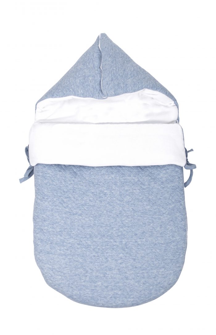 Poetree maxicosi zak Chevron denim blue