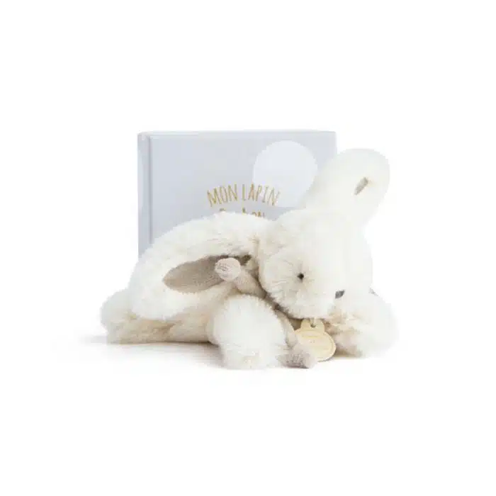 Doudou lapin konijn beige 16cm