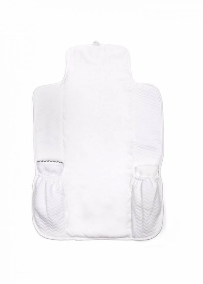 Poetree verschoningsmat Chevron white - Afbeelding 2