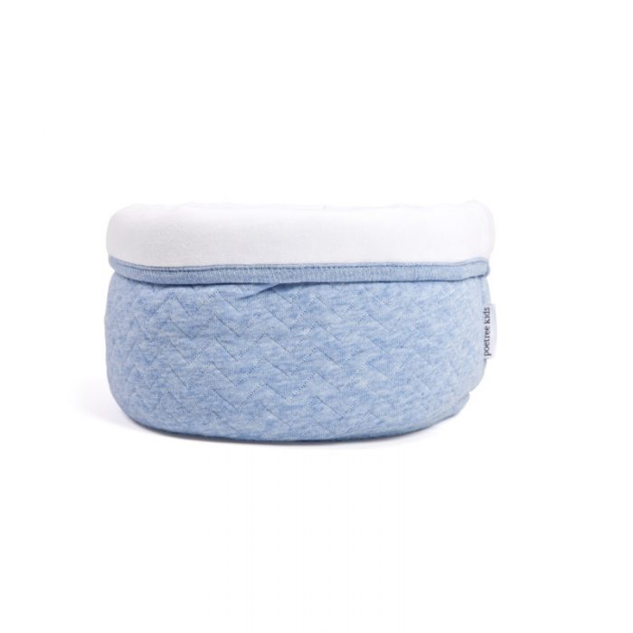 Poetree commode mand Chevron denim blue