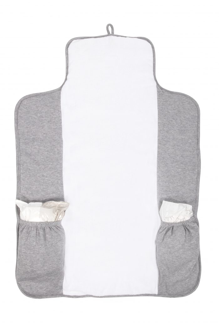 Poetree verschoningsmat Star grey melange - Afbeelding 2