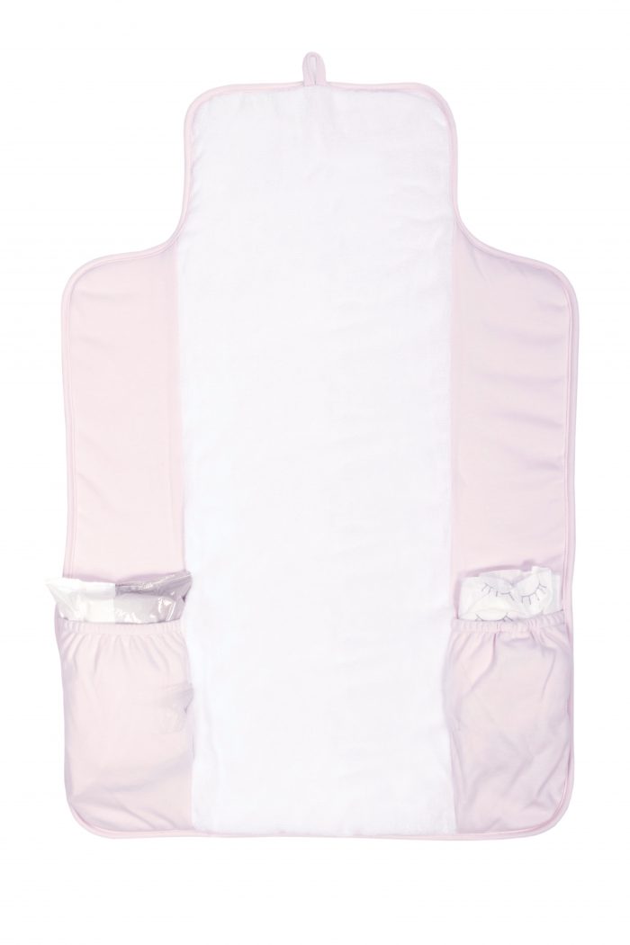 Poetree verschoningsmat Star soft pink - Afbeelding 2