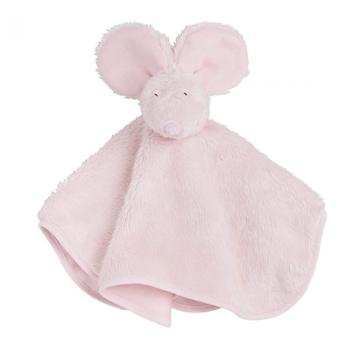 Baby's only knuffeldoek muis roze