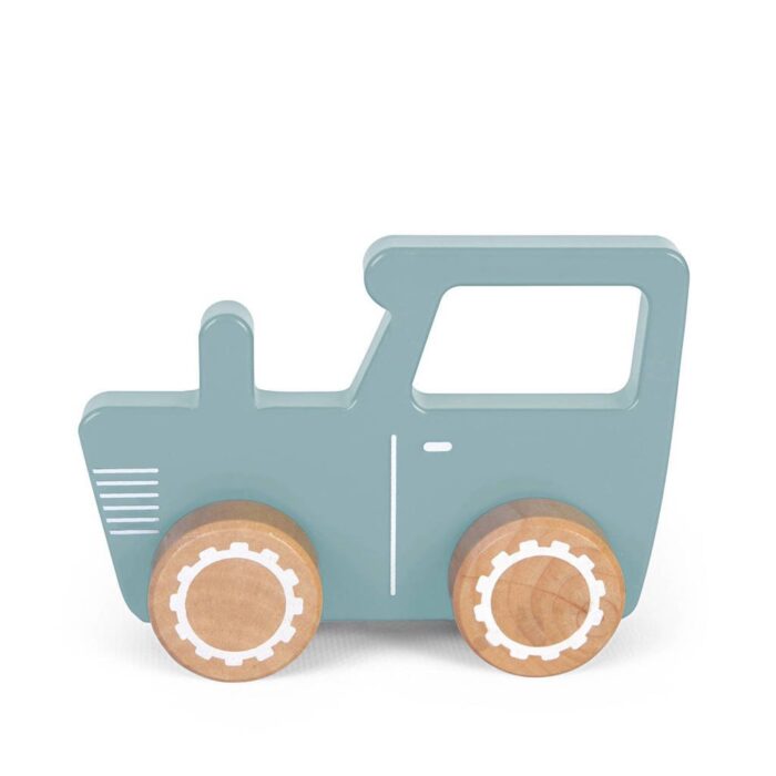 Little dutch tractor blauw
