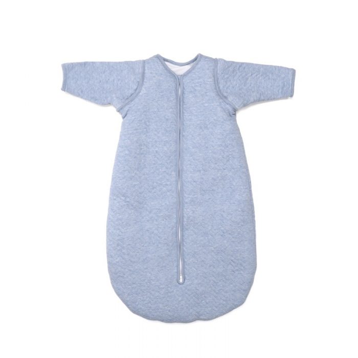 Poetree slaapzak 70cm Chevron denim blue