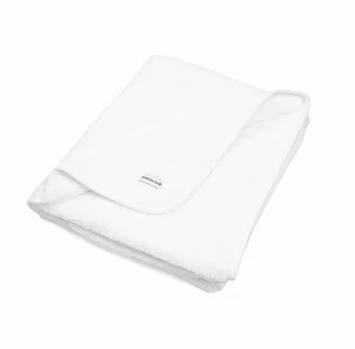 Poetree wieg deken Chevron white