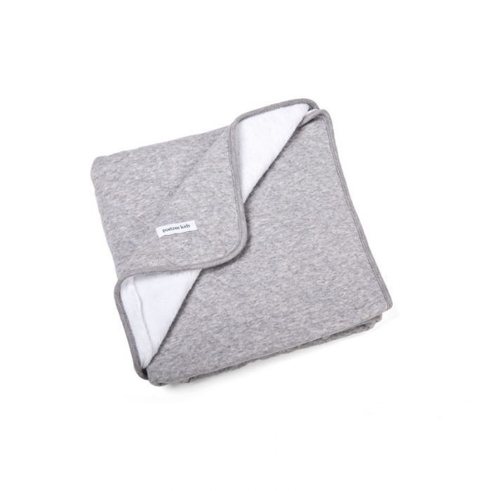 Poetree ledikant deken Star grey melange
