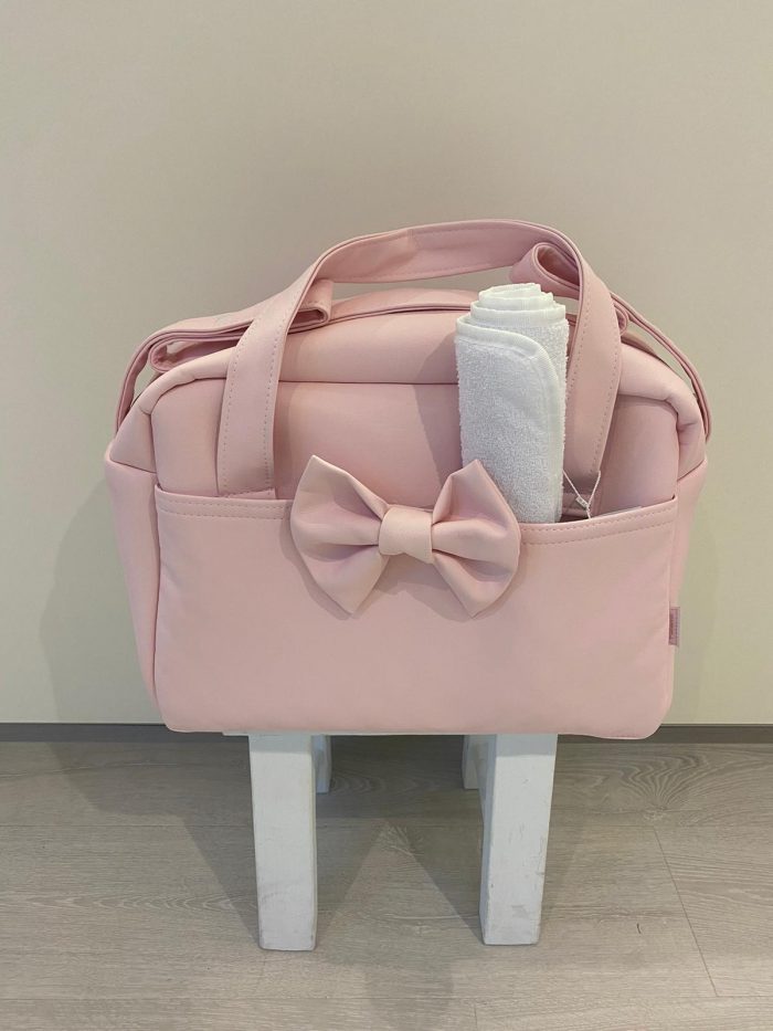 Uzturre luiertas met strik roze