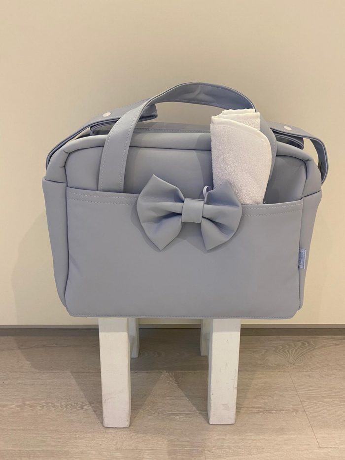 Uzturre luiertas met strik blauw