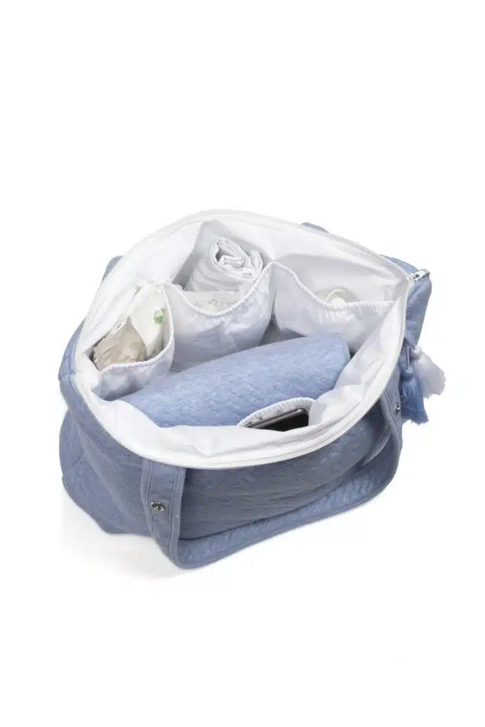 Poetree luiertas Chevron denim blue - Afbeelding 2