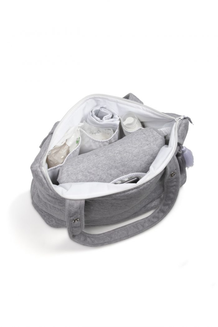 Poetree luiertas Star grey melange - Afbeelding 2