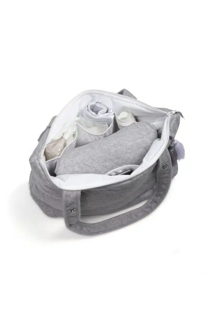Poetree luiertas Star grey melange - Afbeelding 2
