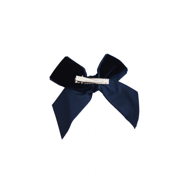 Cóndor haarstrik velvet donkerblauw - Afbeelding 2