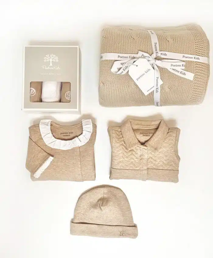 Poetree boxpak boys katoen camel - Afbeelding 2