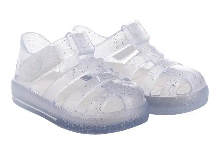 Igor waterschoen star glitter transparant