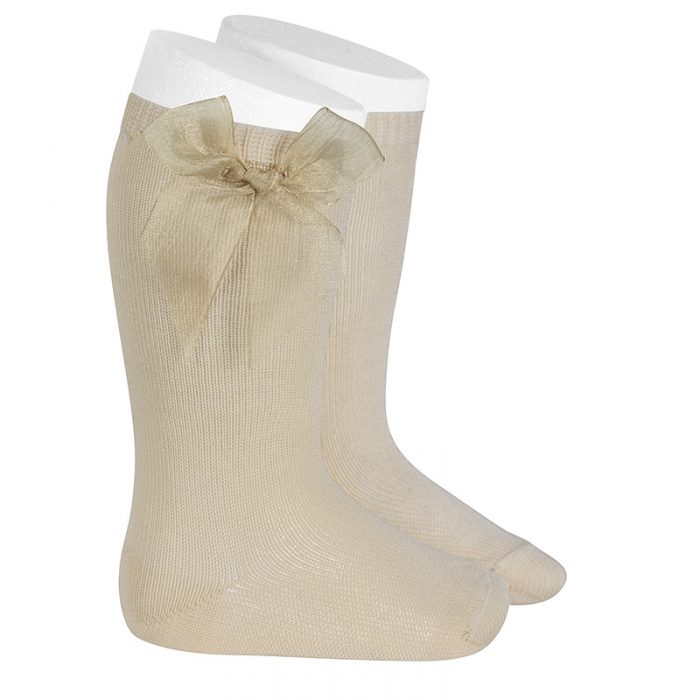 Cóndor kniekous organza strik lino