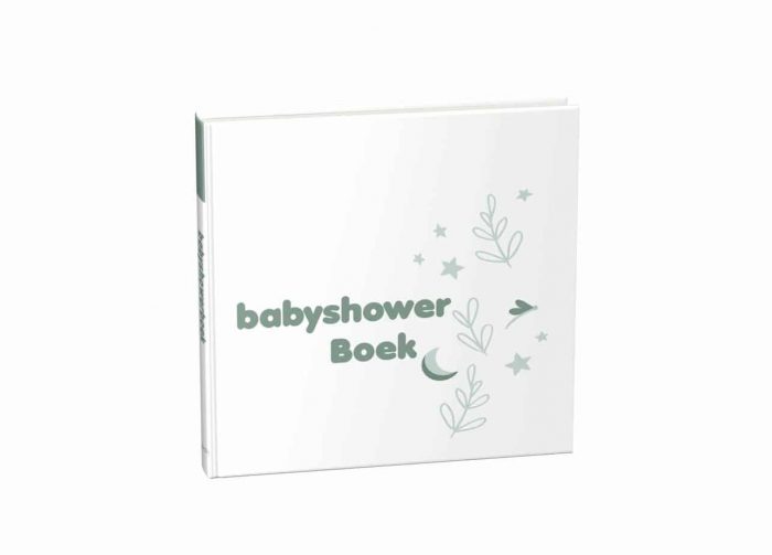 Jep babyshower boek wit/groen