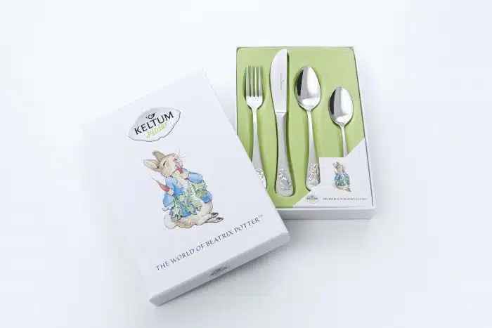 Kinderbestek set Pieter rabbit - Afbeelding 2