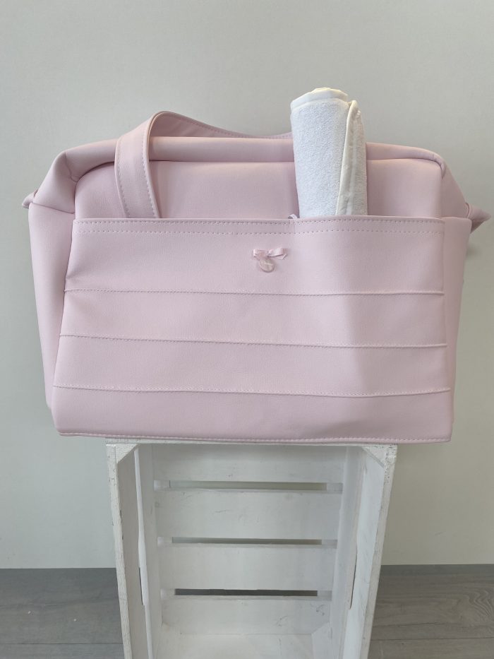 Uzturre luiertas met streep detail roze