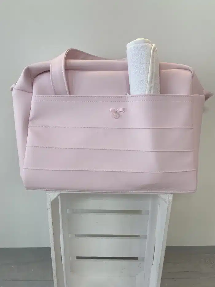 Uzturre luiertas met streep detail roze