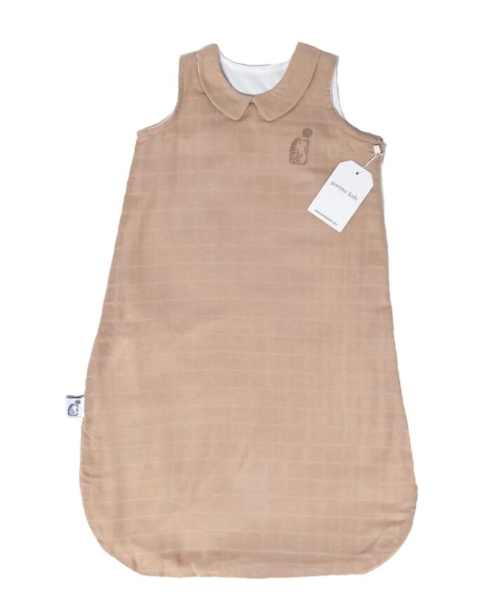 Poetree slaapzak boy 65cm camel