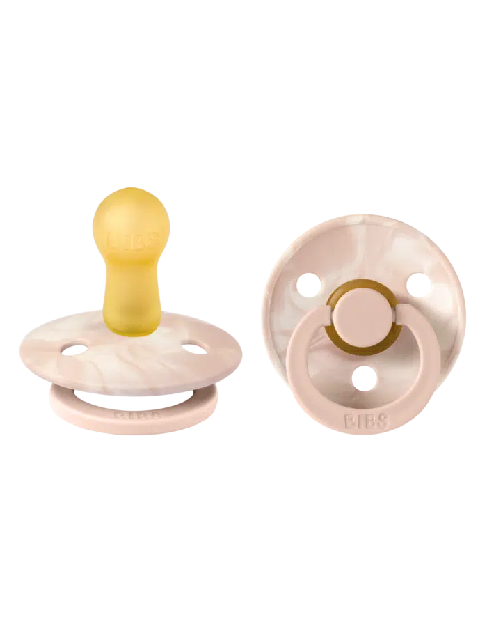 Bibs 2-pack tie dye ivory/blush 0-18m/T2