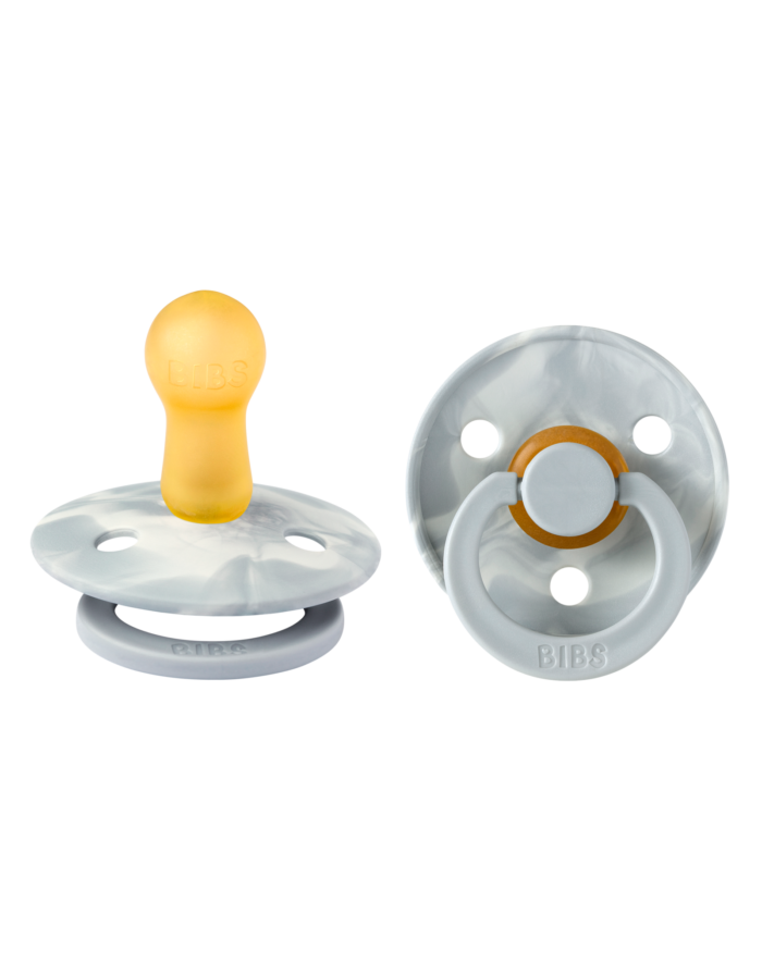 Bibs 2-pack tie dye ivory/cloud 0-18m/T2