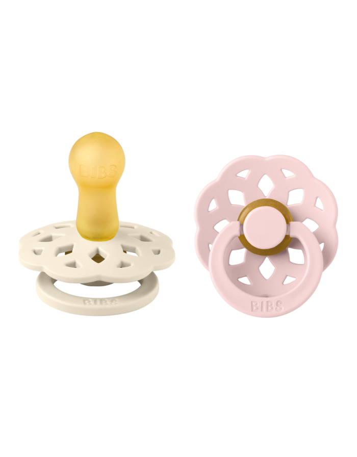 Bibs 2-pack Boheme ivory/blossom