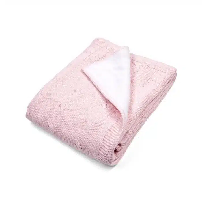 Poetree wiegdeken gevoerd chamonix pink