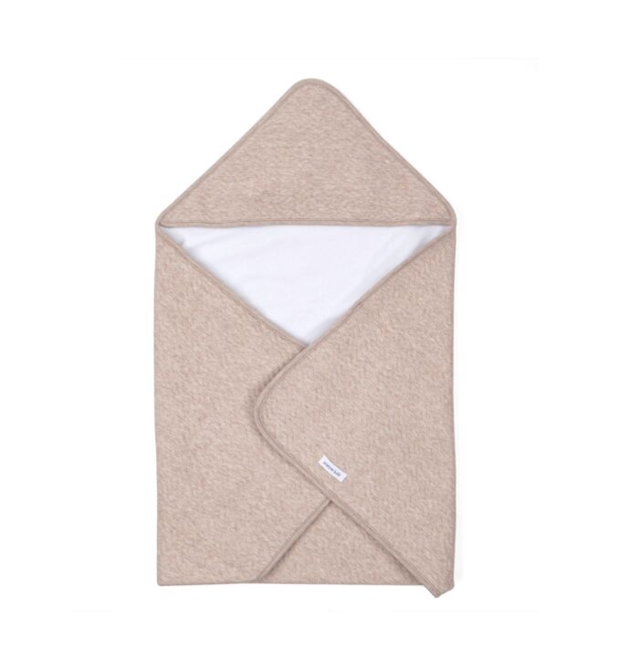 Poetree omslagdoek Chevron camel