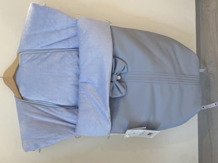 SALE Uzturre wagenzak met strik blauw