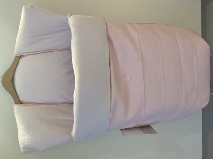 SALE Uzturre wagenzak met streep detail roze