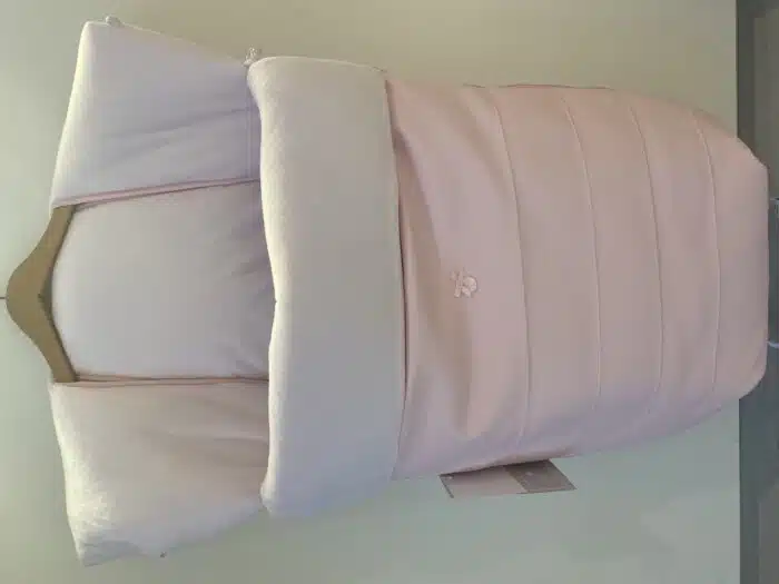 SALE Uzturre wagenzak met streep detail roze