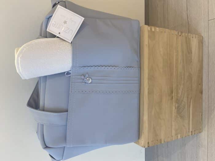 Uzturre luiertas met detail blauw