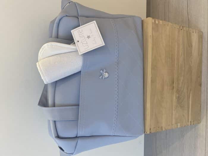 Uzturre luiertas met gestikt detail blauw