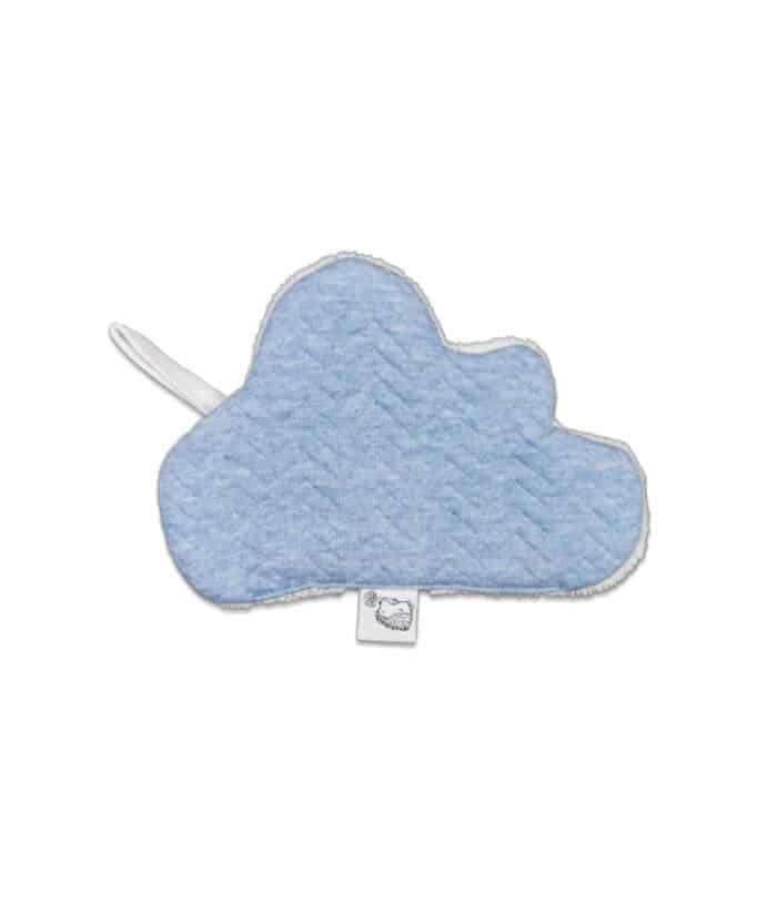 Poetree chevron speendoekje denim blue