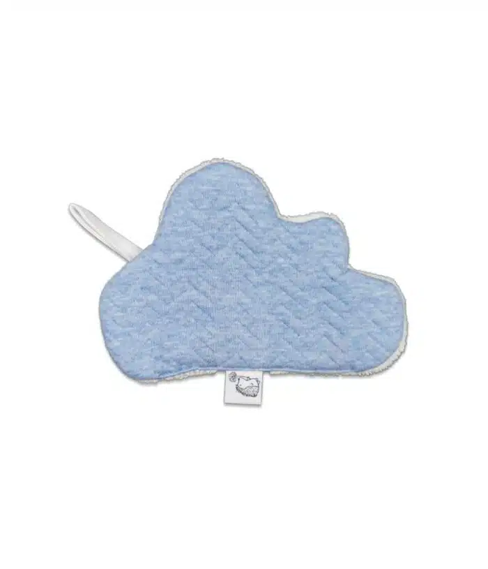Poetree chevron speendoekje denim blue