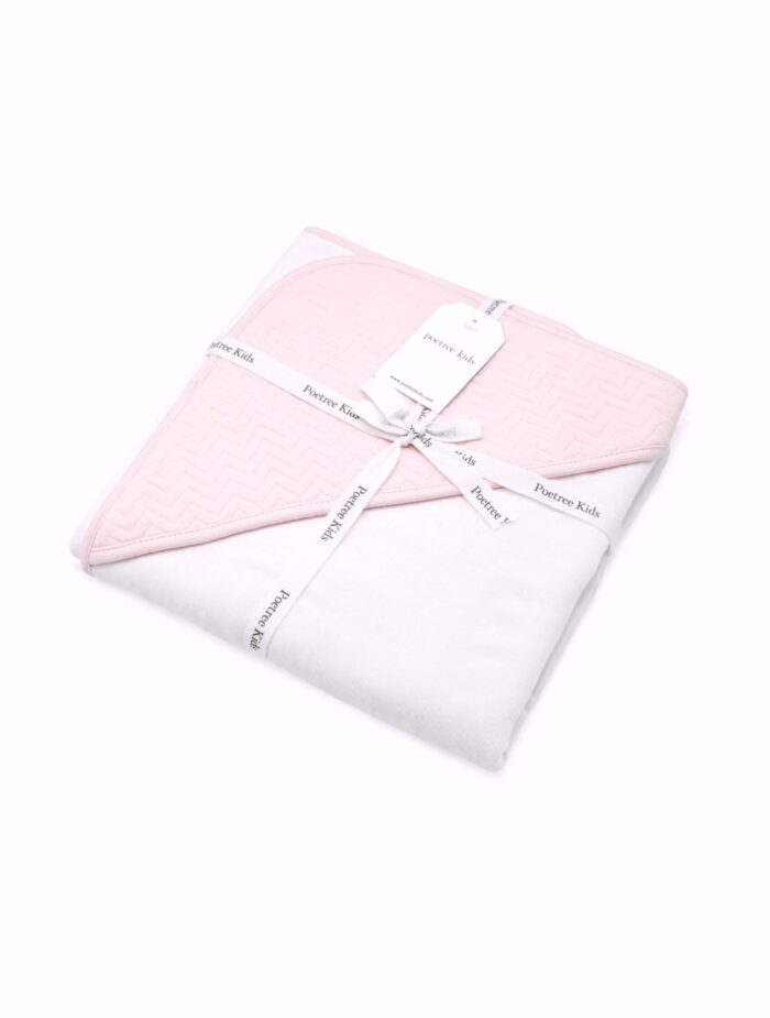 Poetree omslagdoek Chevron pink - Afbeelding 2
