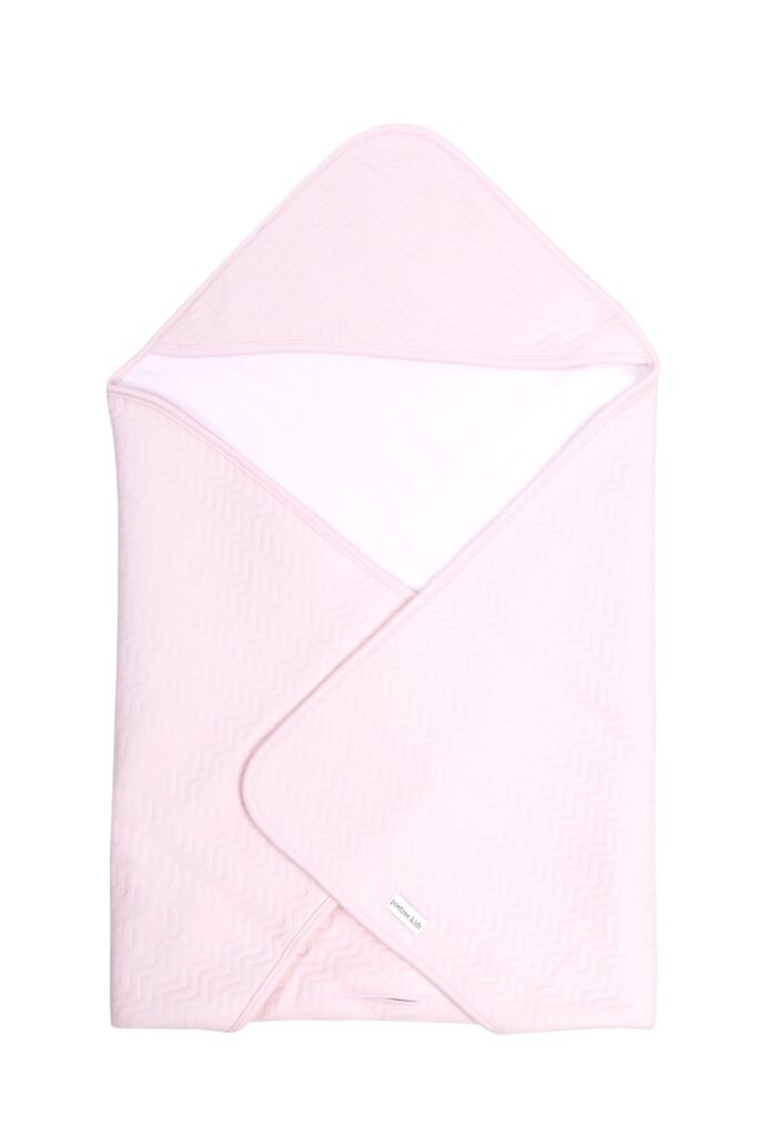 Poetree omslagdoek Chevron pink