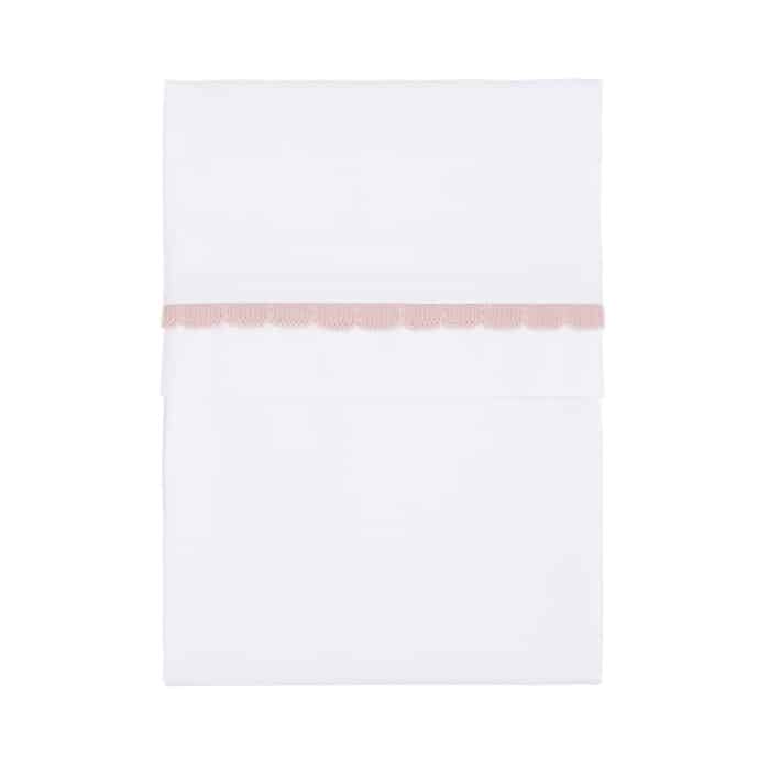 Baby's Only ledikant laken reef misty pink/white
