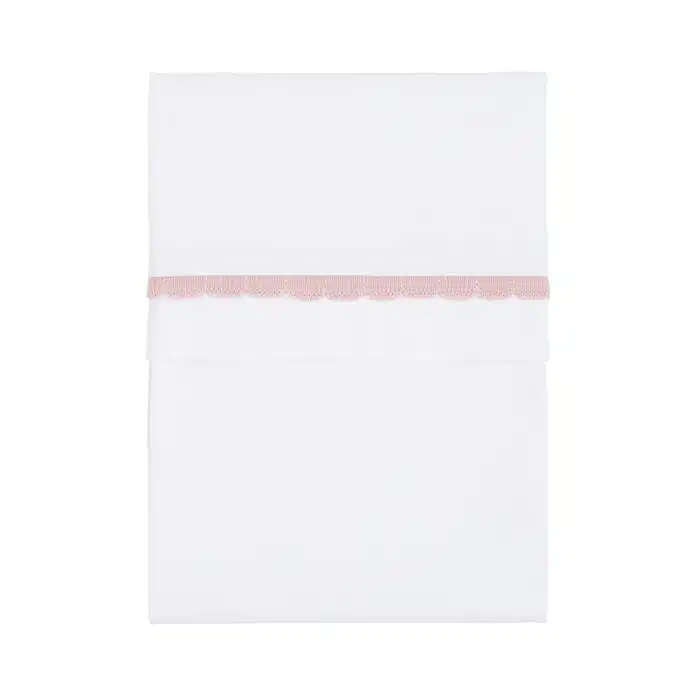 Baby's Only ledikant laken reef misty pink/white